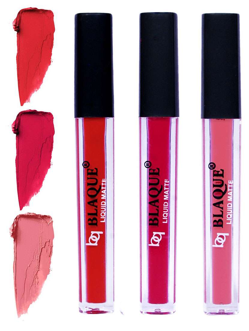 matte liquid lip gloss combo of 3 lipstick # 101-104-107