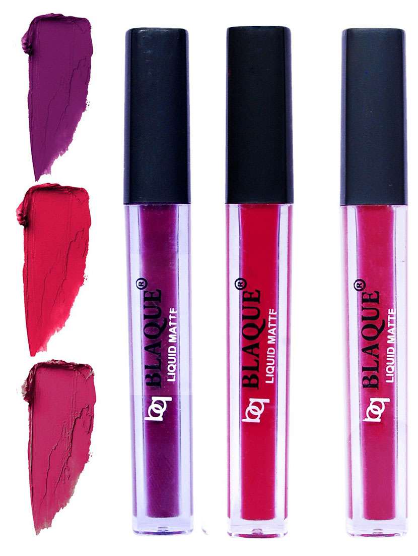 matte liquid lip gloss combo of 3 lipstick # 103-104-105 - 18767557 -  Zoom Image - 0
