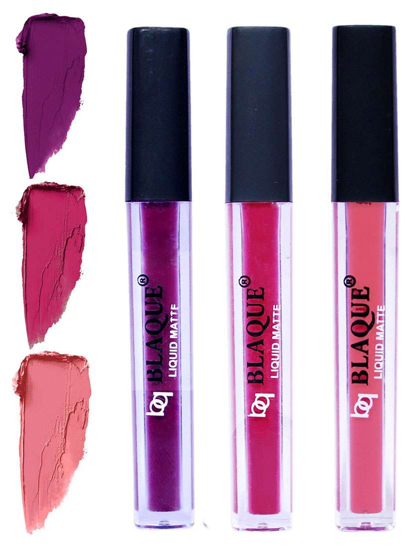 matte liquid lip gloss combo of 3 lipstick # 103-105-107