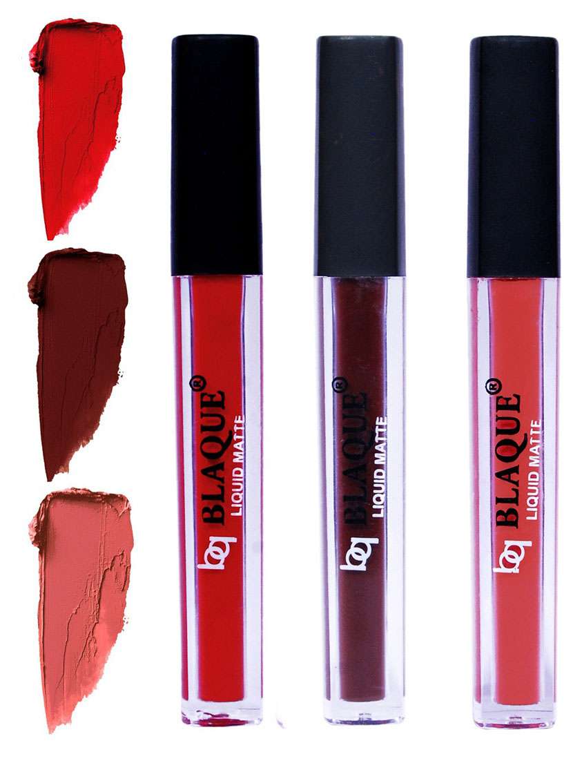 matte liquid lip gloss combo of 3 lipstick # 102-106-112