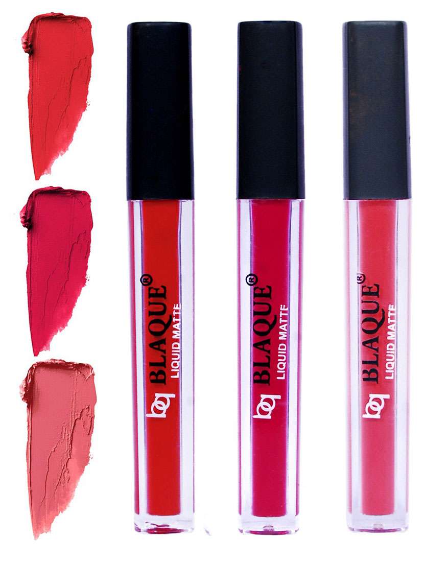 matte liquid lip gloss combo of 3 lipstick # 101-104-111