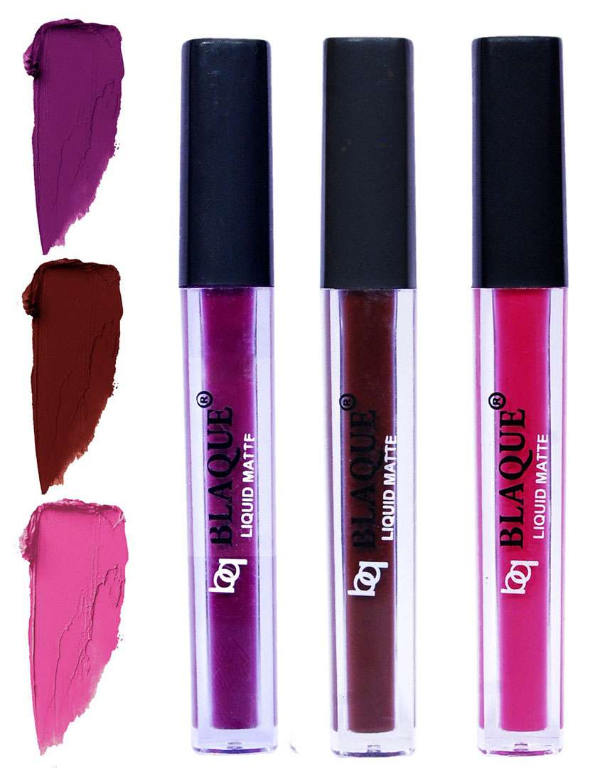 matte liquid lip gloss combo of 3 lipstick # 103-106-110