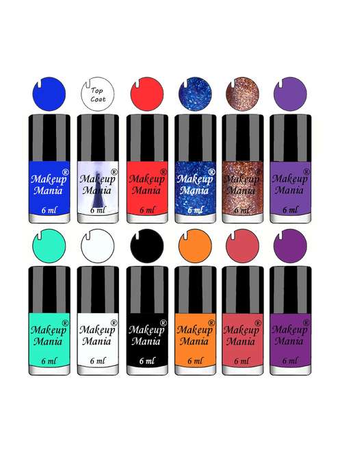 nail polish set::nail polish combo::nail polish::nail paint::matte nail polish - 18768058 -  Standard Image - 0