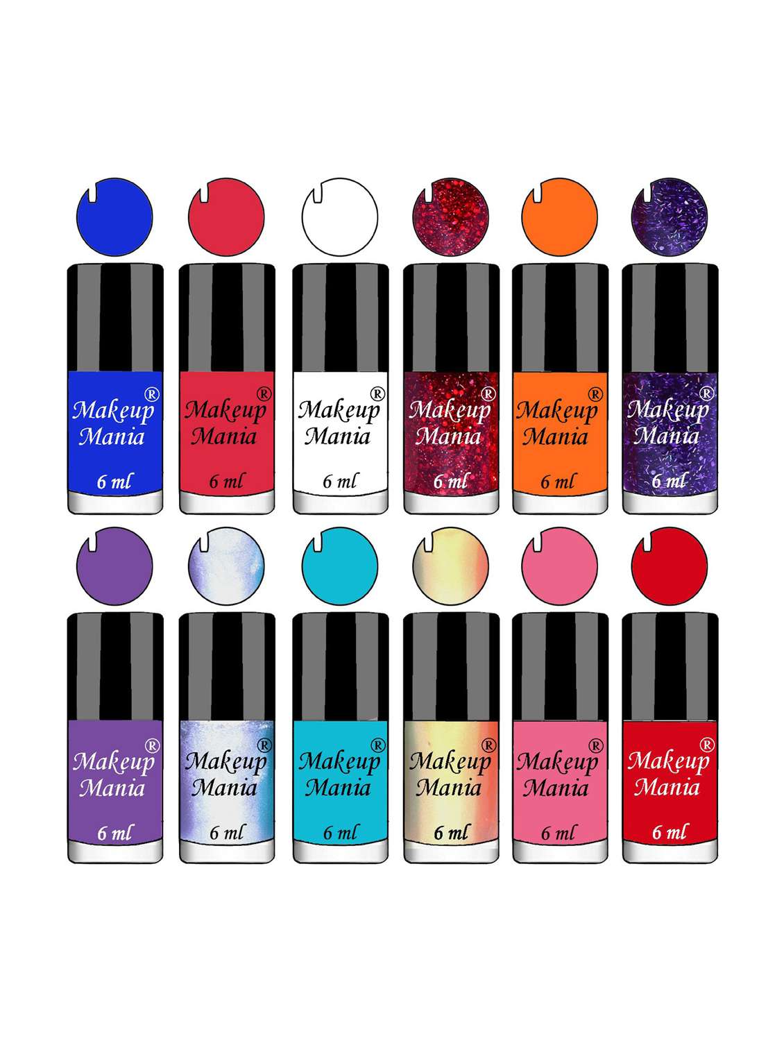 nail polish set::nail polish combo::nail polish::nail paint::matte nail polish
