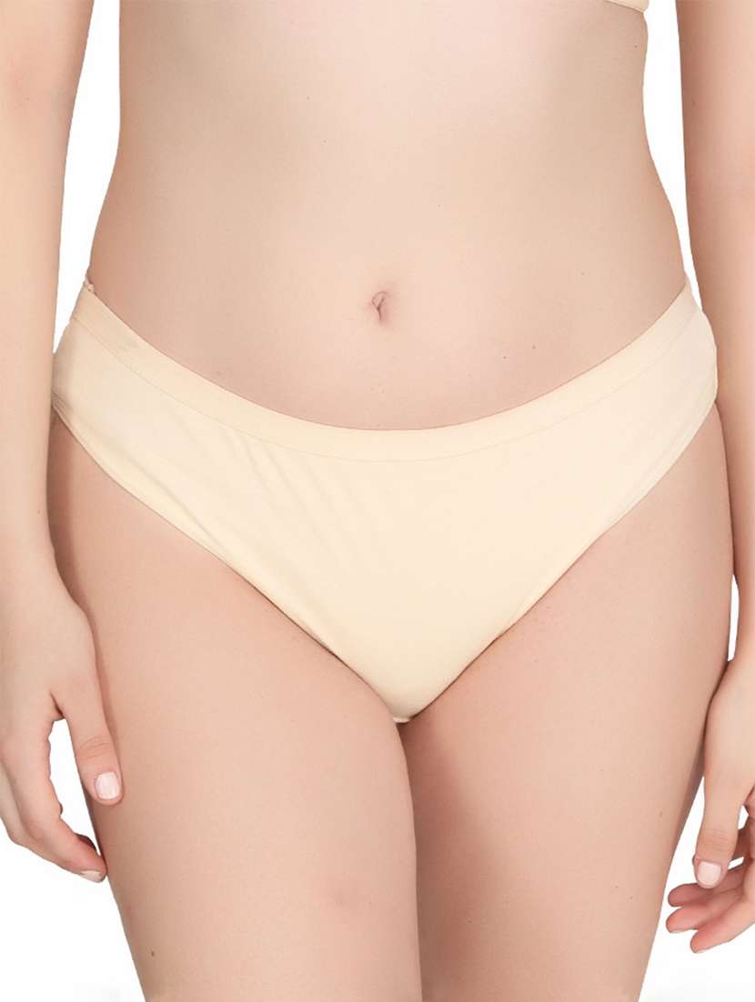 women pack of 3 solid hipster panty - 18788866 - Standard Image - 3