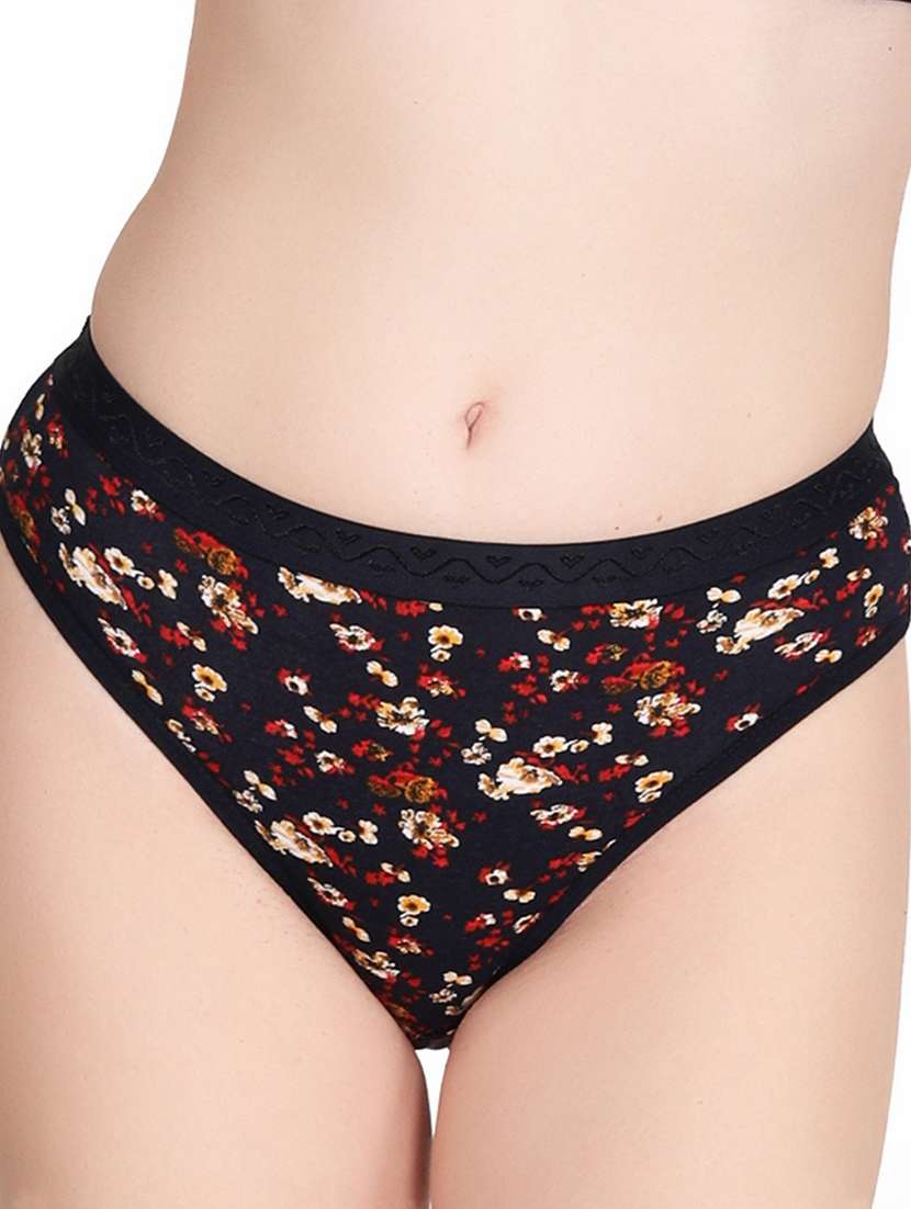 women printed hipster panty