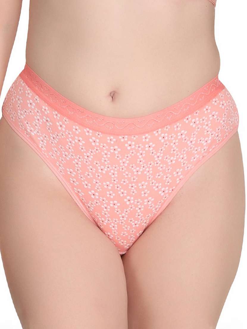 women printed hipster panty