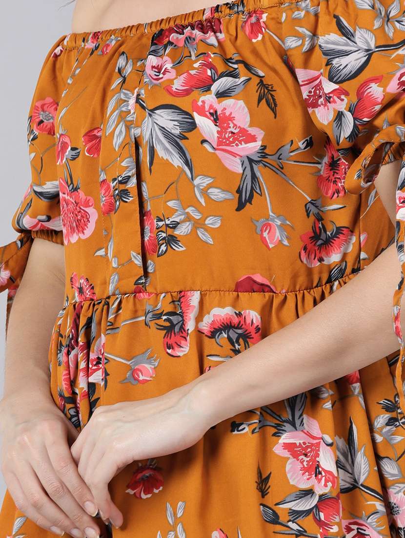 women's fit & flare floral dress - 18788957 - Standard Image - 3