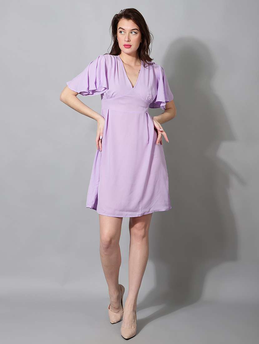 women's  solid dress - 18788959 -  Zoom Image - 0