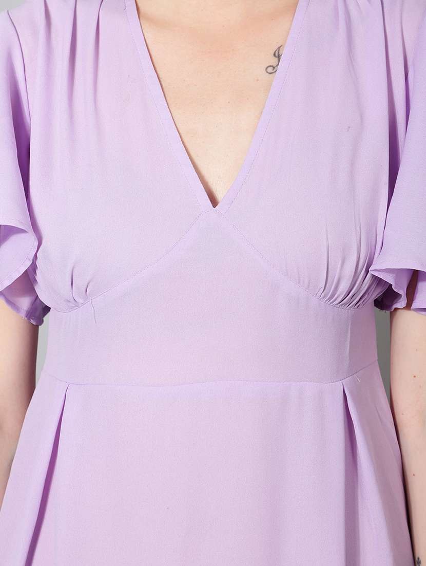 women's solid dress - 18788959 - Standard Image - 3
