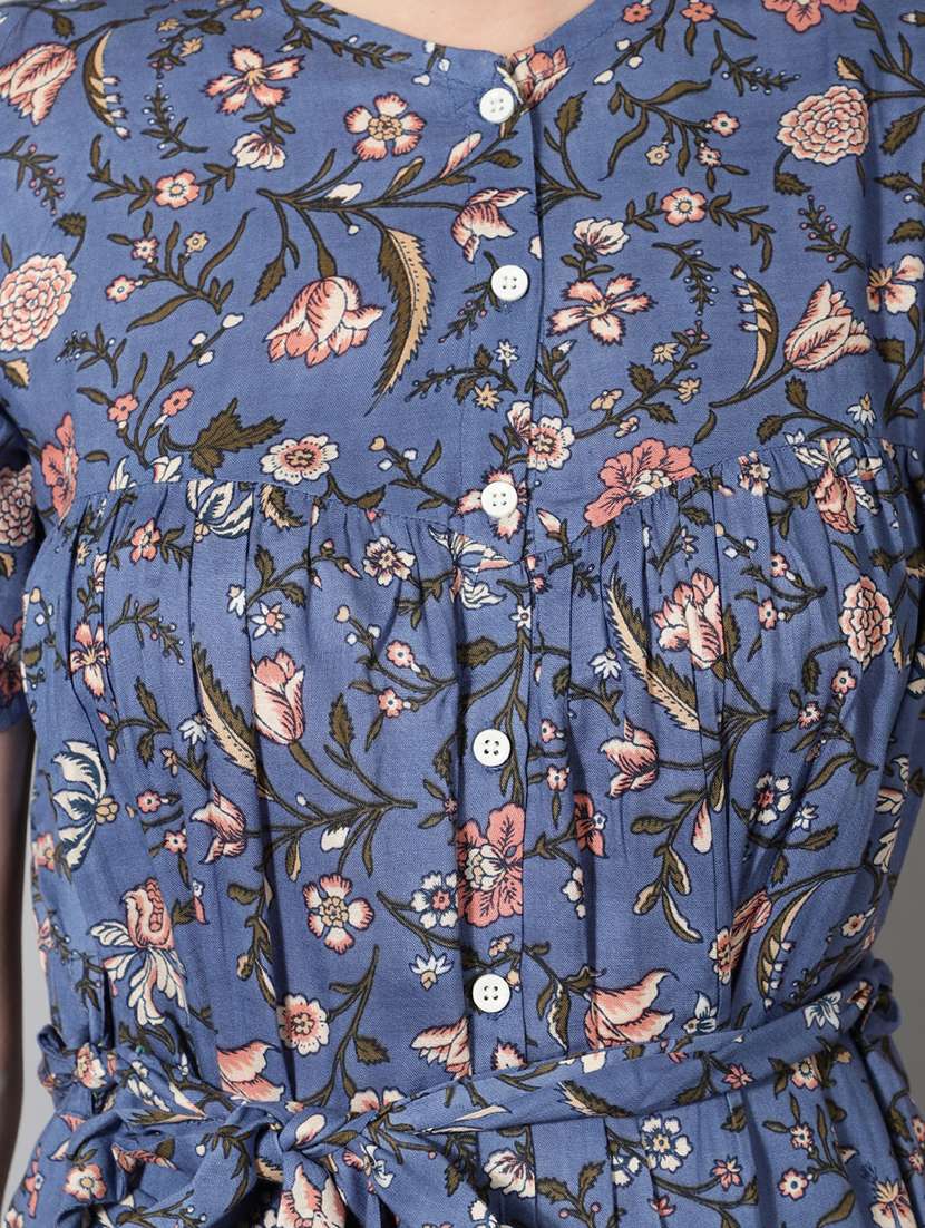 women's fit & flare floral dress - 18788966 - Standard Image - 3