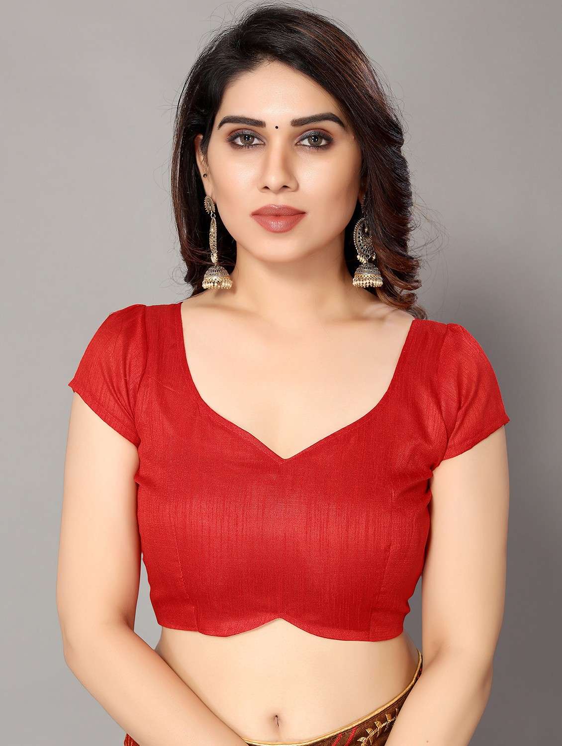 multi colored georgette embroidered saree with blouse - 18790245 -  Standard Image - 3