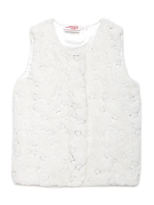 white printed regular jacket with standing collar - 18790951 - Standard Image - 0