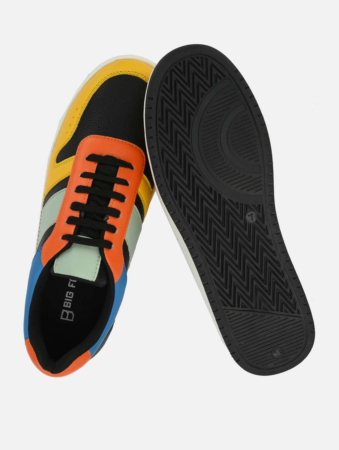 men multi colored lace up sneaker - 18793898 -  Standard Image - 3