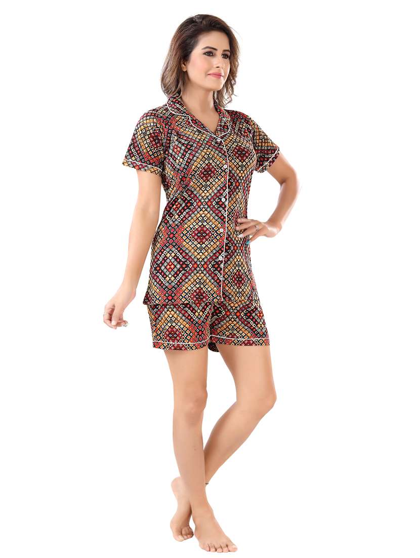 pack of 2printed nightwear combo set - 18801271 - Standard Image - 3