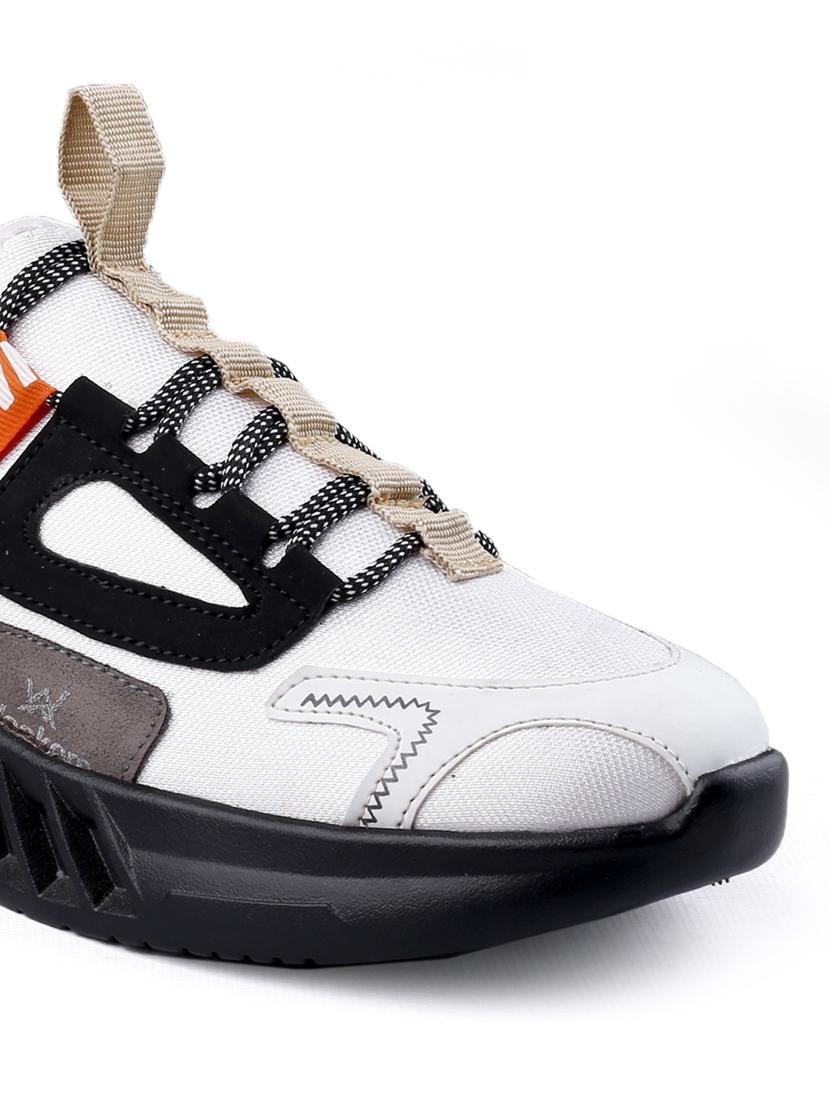 multi colored synthetic lace up sneakers - 18801574 - Standard Image - 5