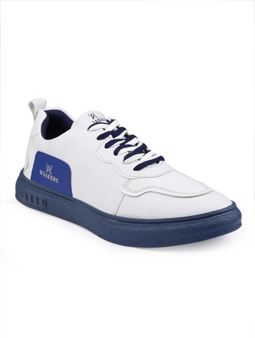 multi colored synthetic lace up sneakers - 18801578 -  Zoom Image - 0