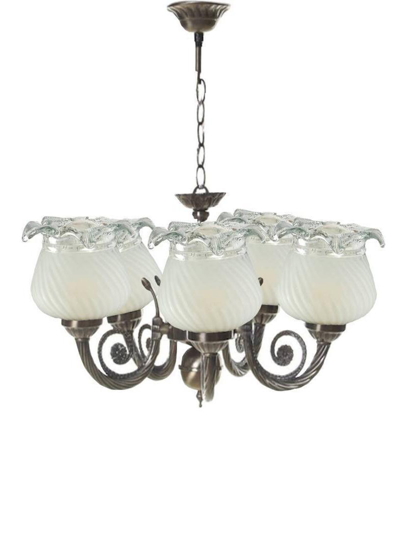 somil chandeliers of five colorful decorative glass shade in metal for roya bright lighting decoration-cx22 - 18808291 -  Zoom Image - 0