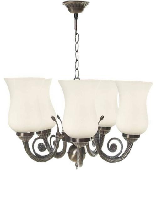 somil chandeliers of five colorful decorative glass shade in metal for roya bright lighting decoration-cx13 - 18808297 - Standard Image - 0