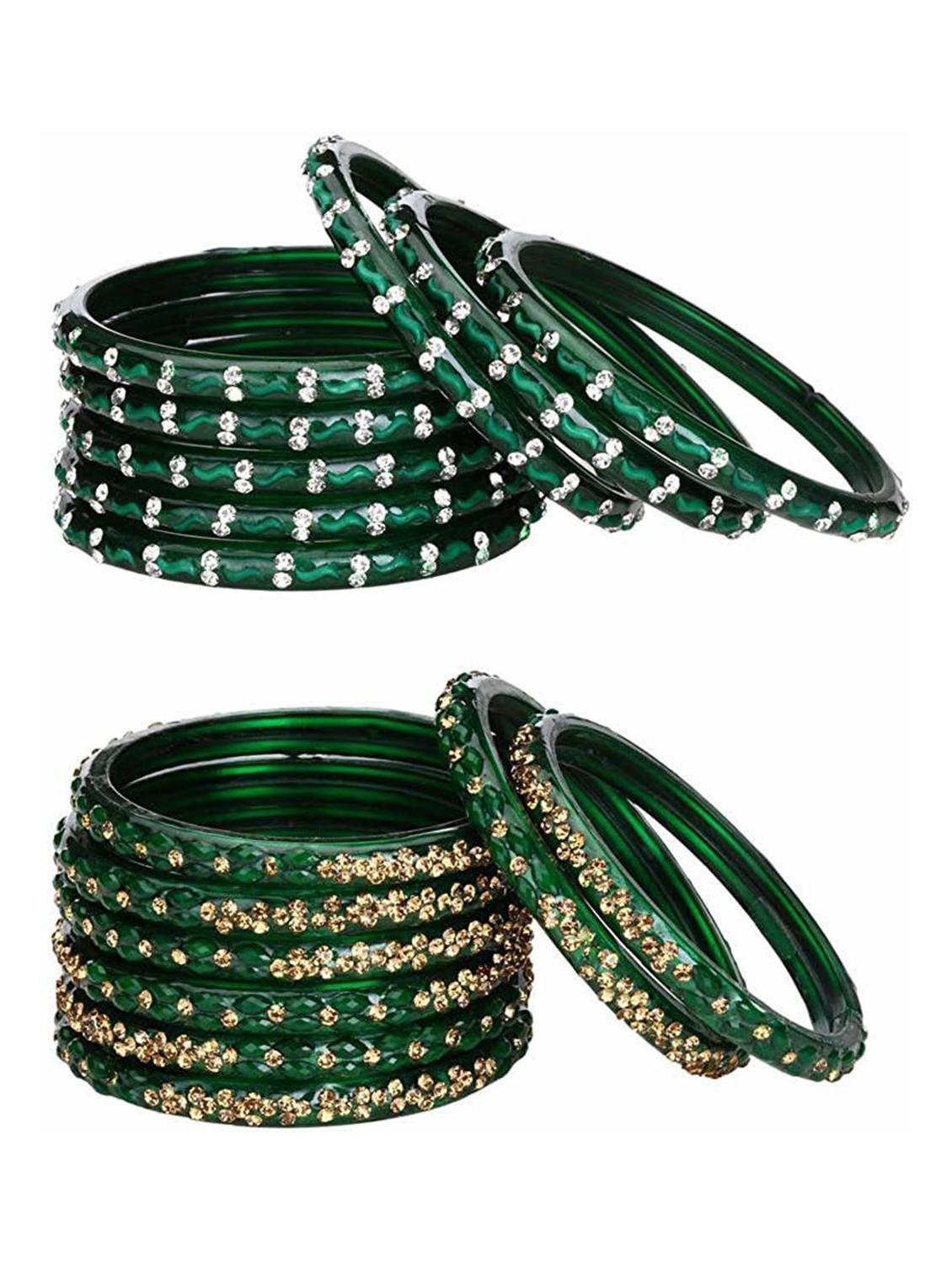 green glass bangle - 18821323 -  Zoom Image - 0