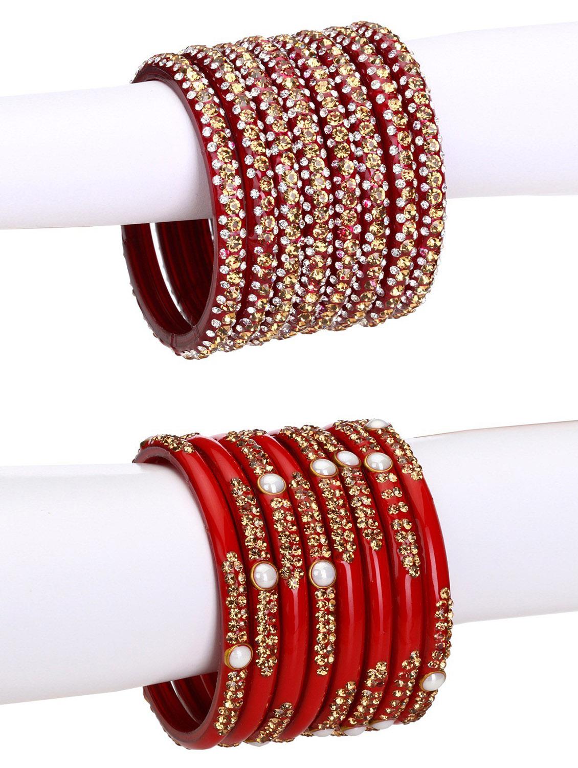red glass bangle - 18821335 -  Zoom Image - 0