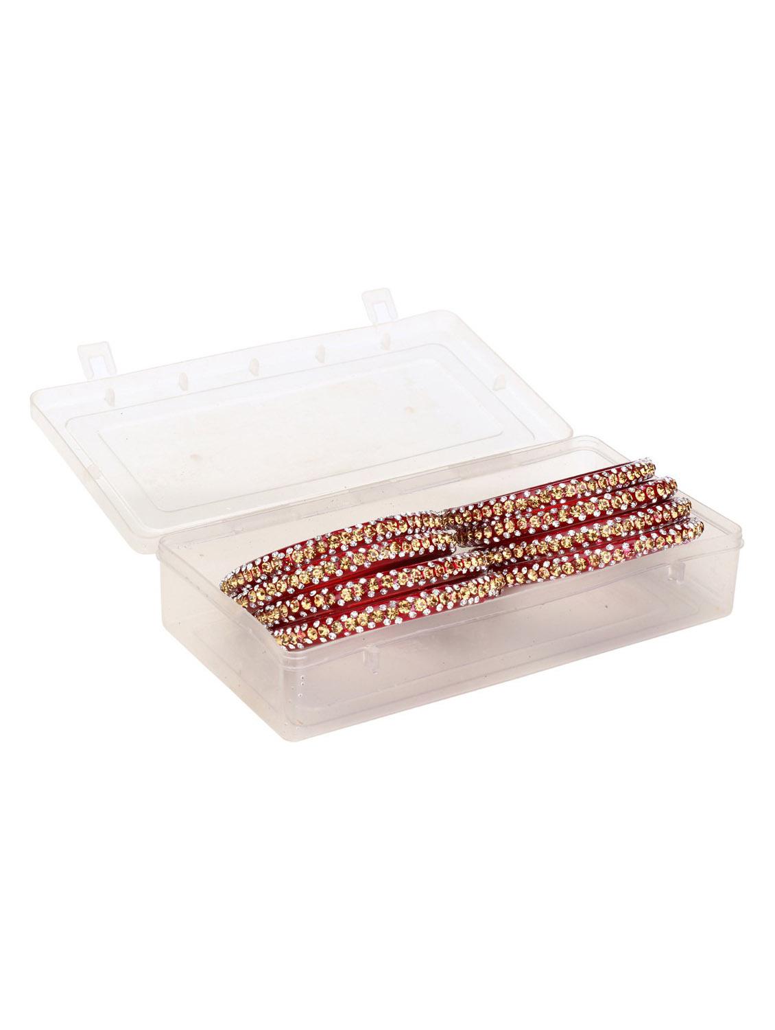 red glass bangle - 18821335 - Standard Image - 3