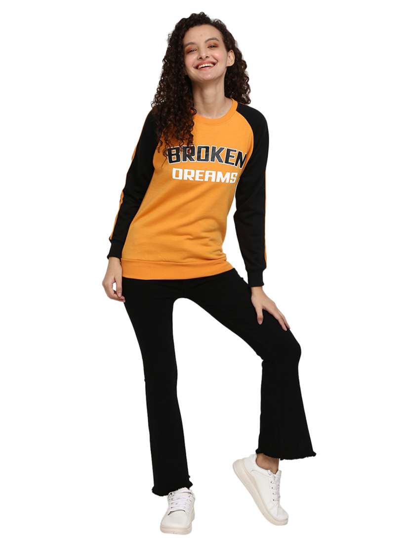 women's chest print sweatshirt - 18823070 -  Standard Image - 3