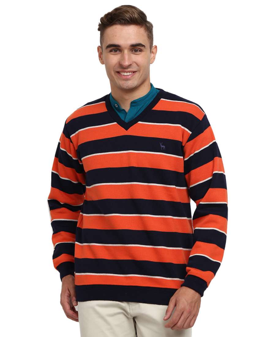 multi colored polyester pullover