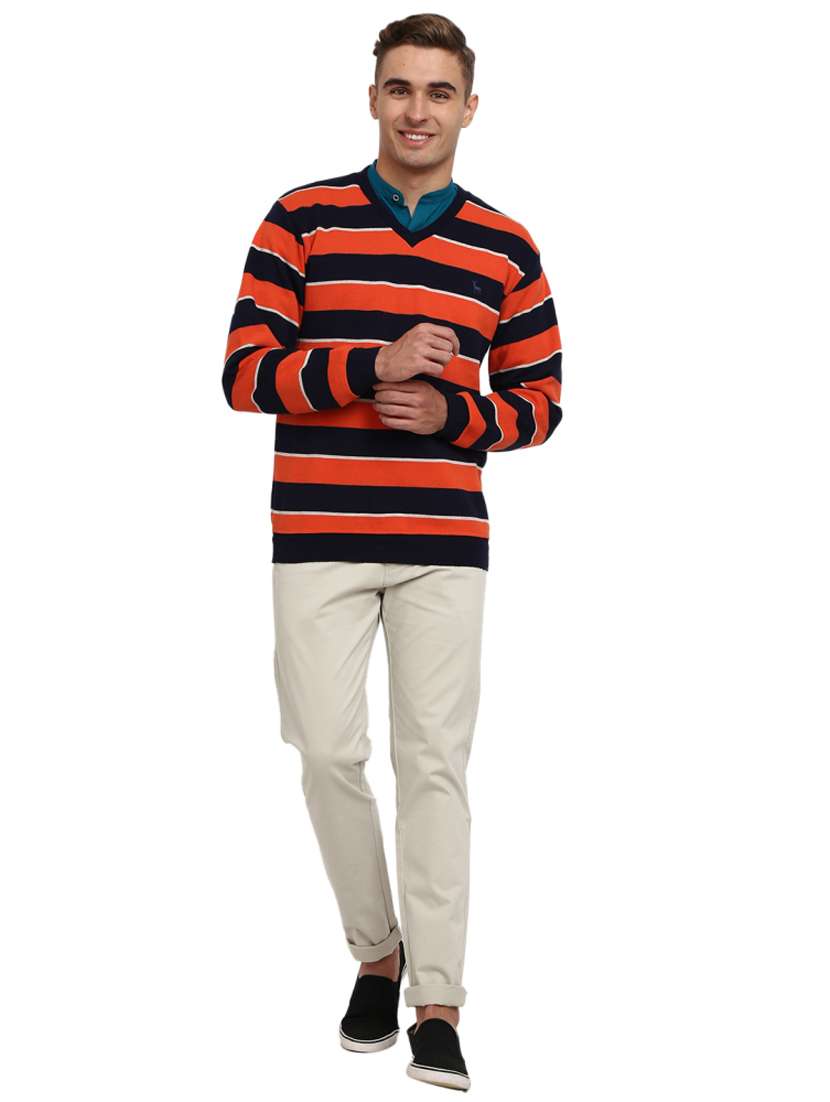 multi colored polyester pullover - 18823109 -  Standard Image - 3