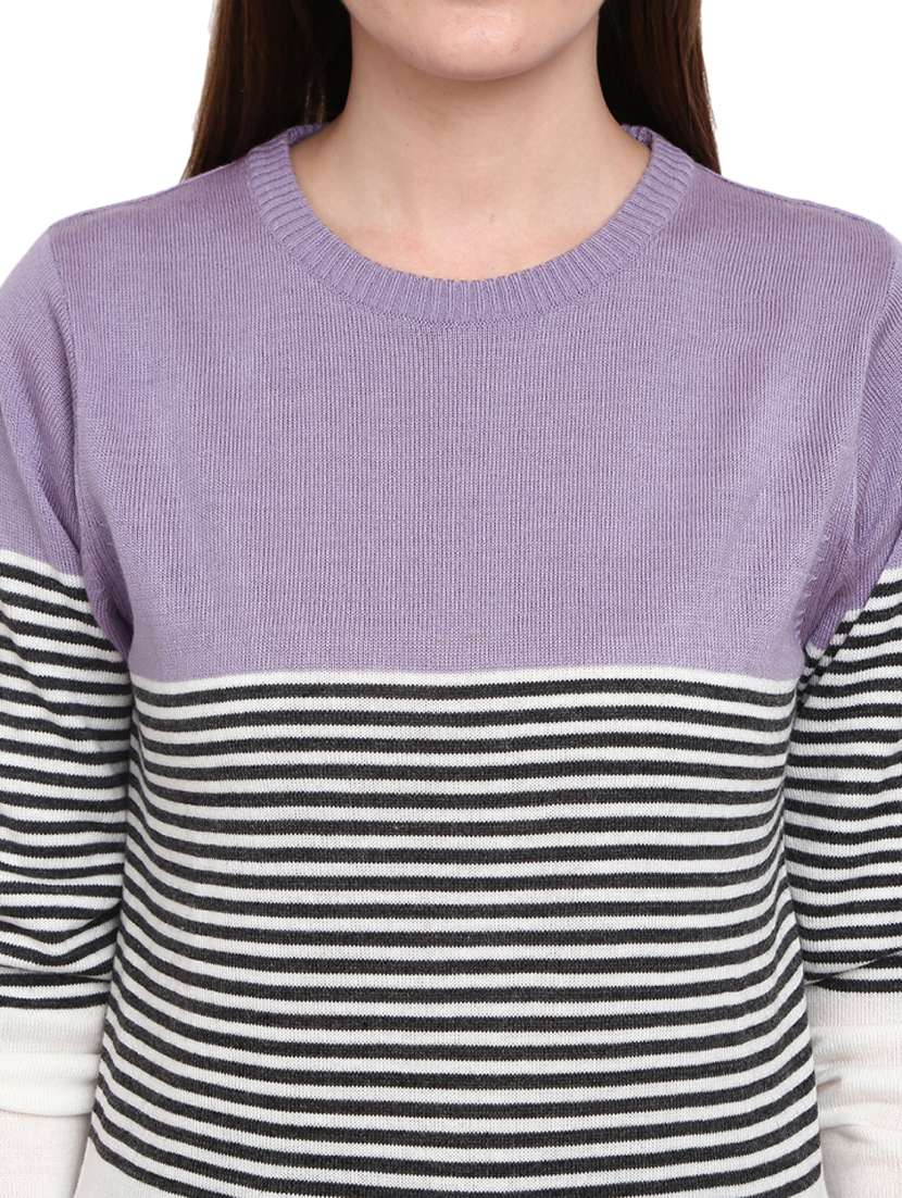 round neck printed pullover - 18823140 -  Standard Image - 5