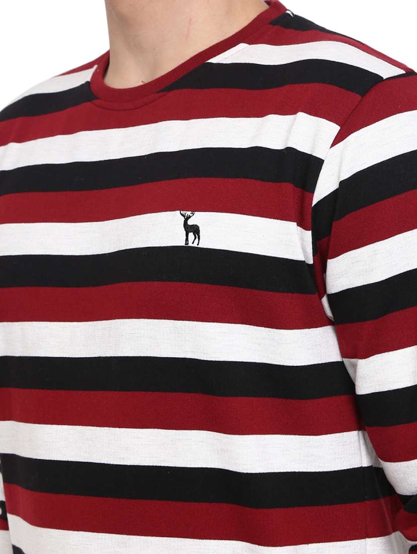 men striped long sleeve regular fit sweatshirt - 18823179 -  Standard Image - 5