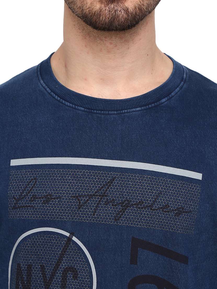 men front print long sleeve regular fit sweatshirt - 18823231 -  Standard Image - 5