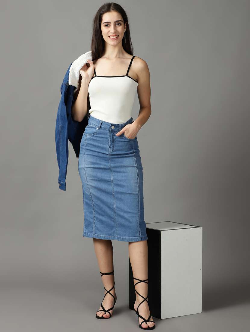 women's straight shoulder strap top - 18824222 -  Standard Image - 3