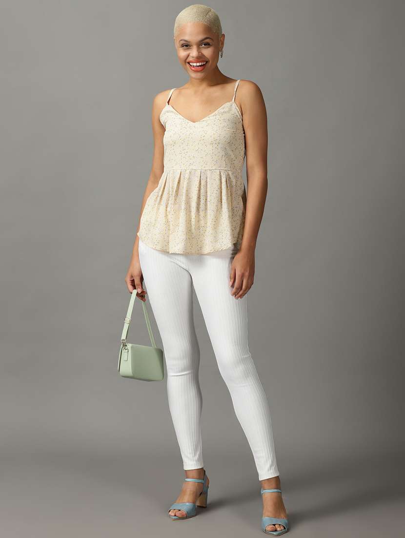 women's peplum v neck top - 18824304 -  Standard Image - 3