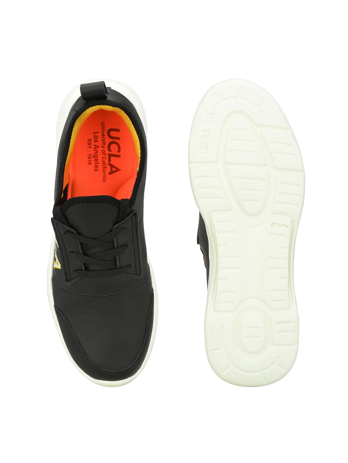 black synthetic sport shoes - 18824377 - Standard Image - 3