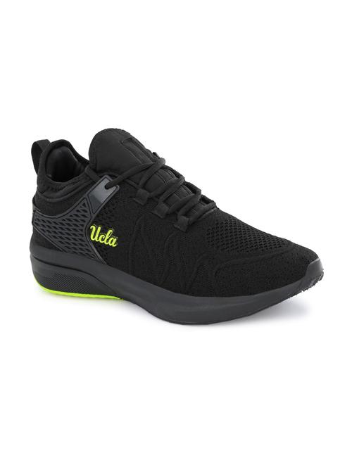 black lace up sport shoes - 18824384 - Standard Image - 0