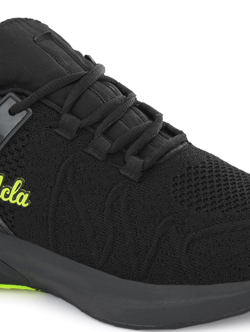 black lace up sport shoes - 18824384 - Standard Image - 5