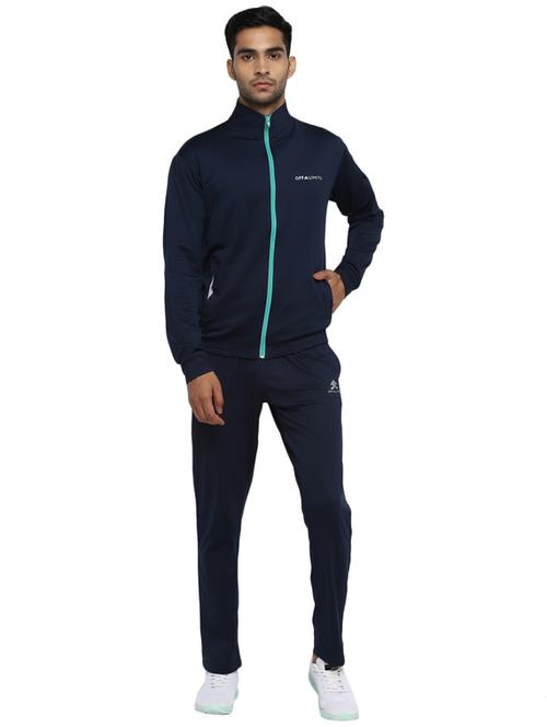 navy blue full length track suit - 18824412 - Standard Image - 0