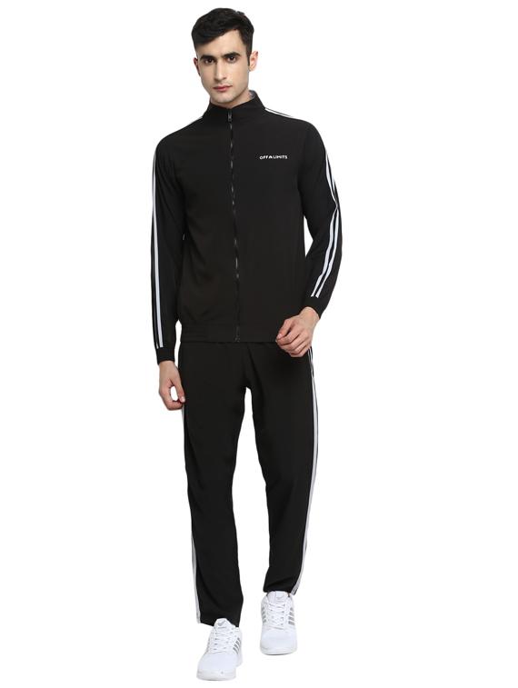 black coloured full length track suit - 18824417 -  Zoom Image - 0
