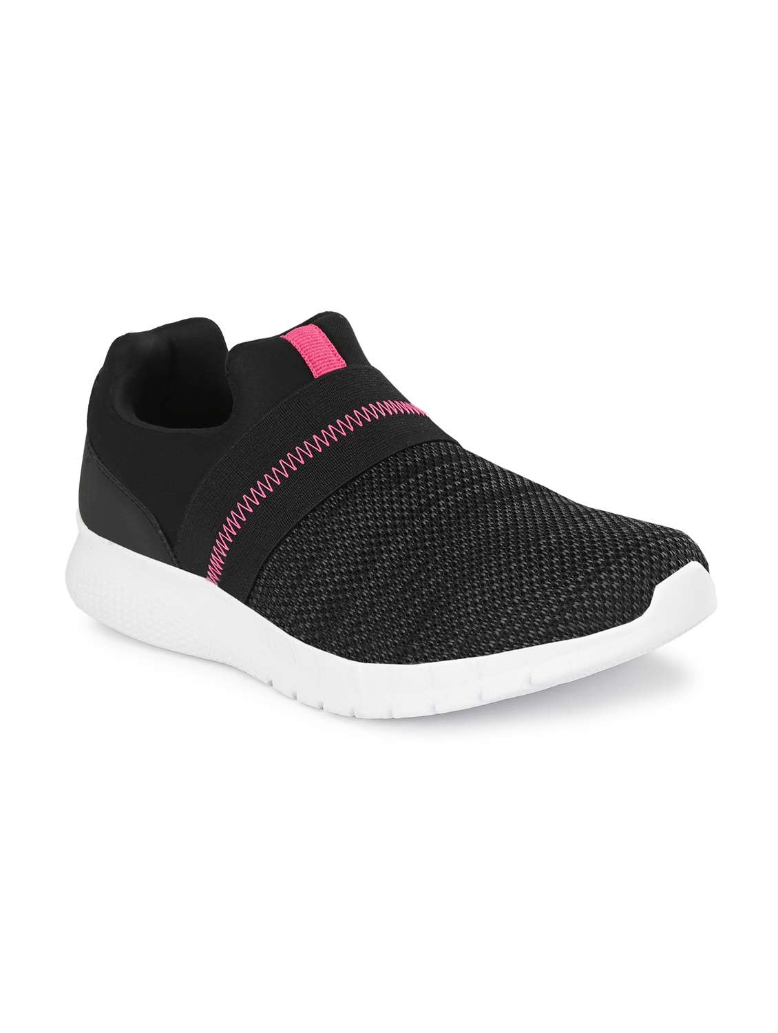 black slip on sport shoes - 18824456 -  Zoom Image - 0