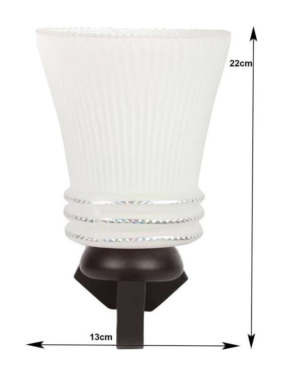 lakshya royal look decorative sconce wall lamp light with designer fitting bd18 - 18836008 - Standard Image - 3