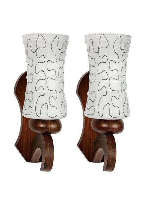 lakshya royal look decorative sconce wall lamp light with designer fitting(set of two) bd20 - 18836010 - Standard Image - 0