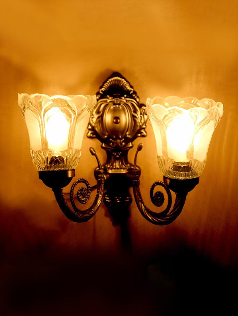 lakshya designer hand decoraive colorful sconce glass wall lamp light dx023 - 18836033 - Zoom Image - 0