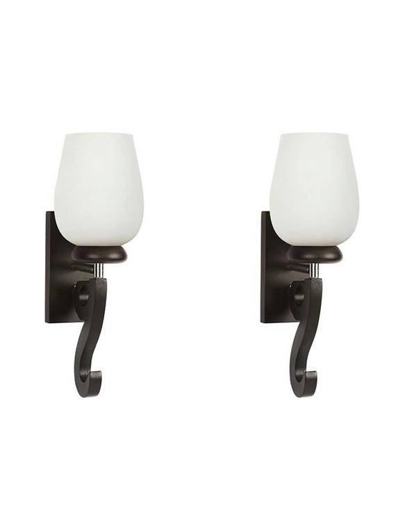 lakshya colorfull sconce wall lamp with stylish wooden fitting dg09( set of two) - 18836319 - Zoom Image - 0