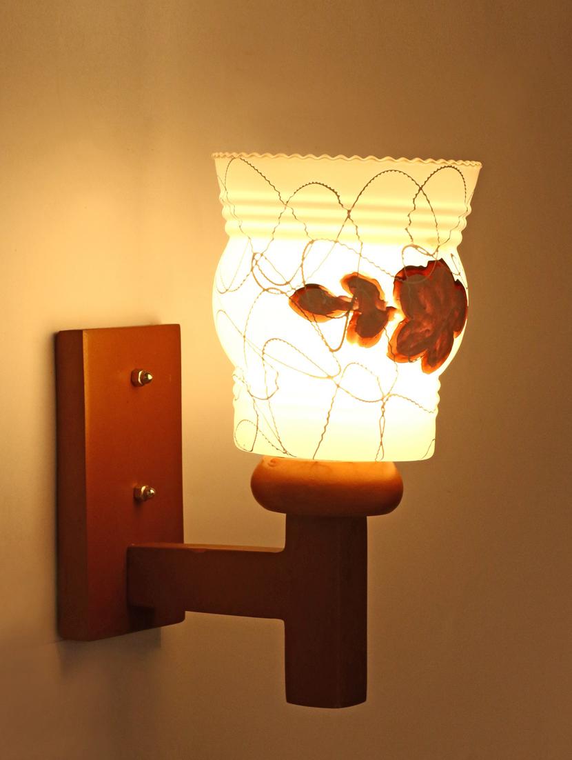 somil designer glass wall lamp (colorful, hand decorative) wh20 - 18836606 -  Zoom Image - 0