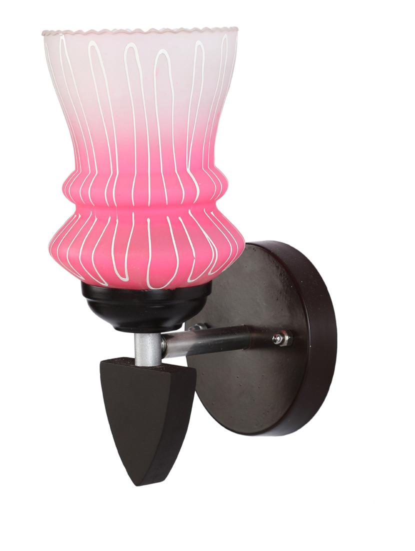 somil led sconce glass & wood wall lamp/light, 7 watt & wall fixture (set of two)-rt55 - 18837107 - Standard Image - 3