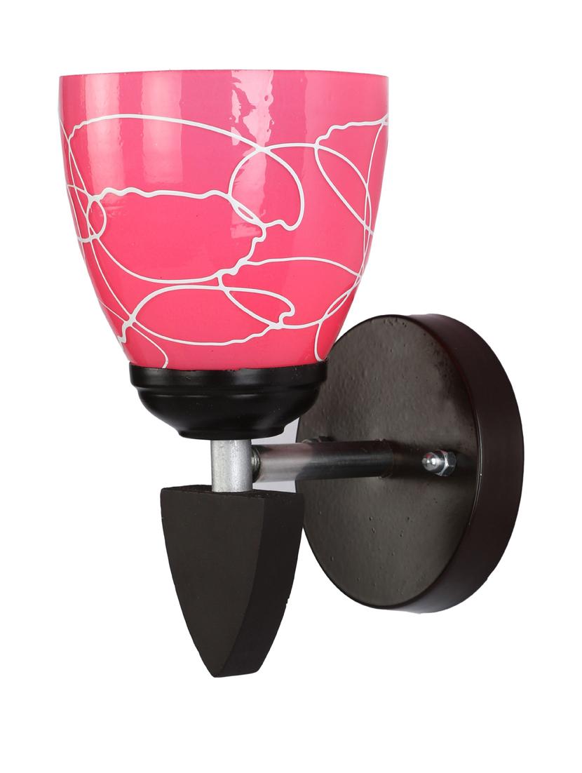 somil designer led sconce glass & wood wall lamp/ light - re136 - 18837377 - Zoom Image - 0