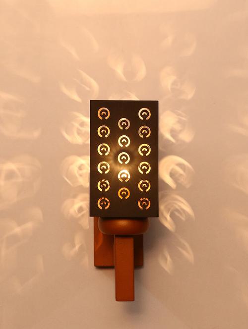 somil designer wooden wall lamp aa6 - 18838824 - Standard Image - 0