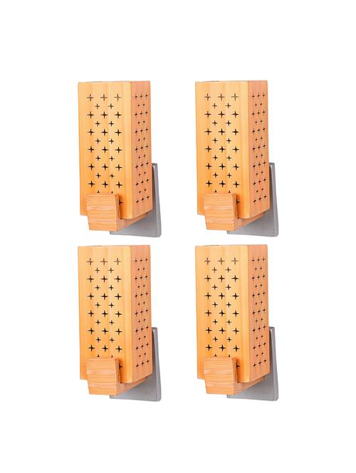 somil designer wooden wall lamp (set of 4)- aa63 - 18838853 - Standard Image - 0