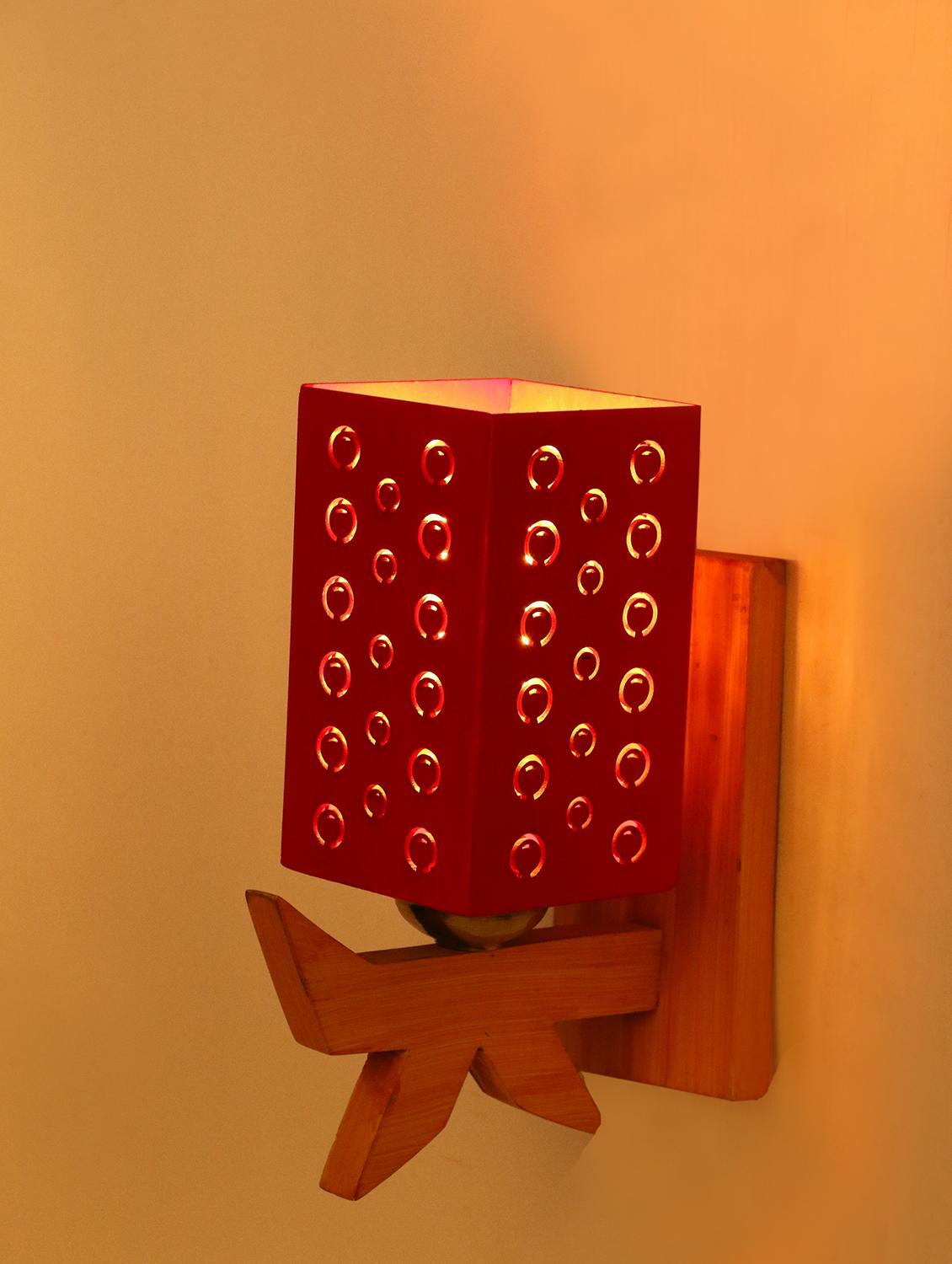 somil designer wooden wall lamp (set of 2)- aa46 - 18838873 - Standard Image - 3